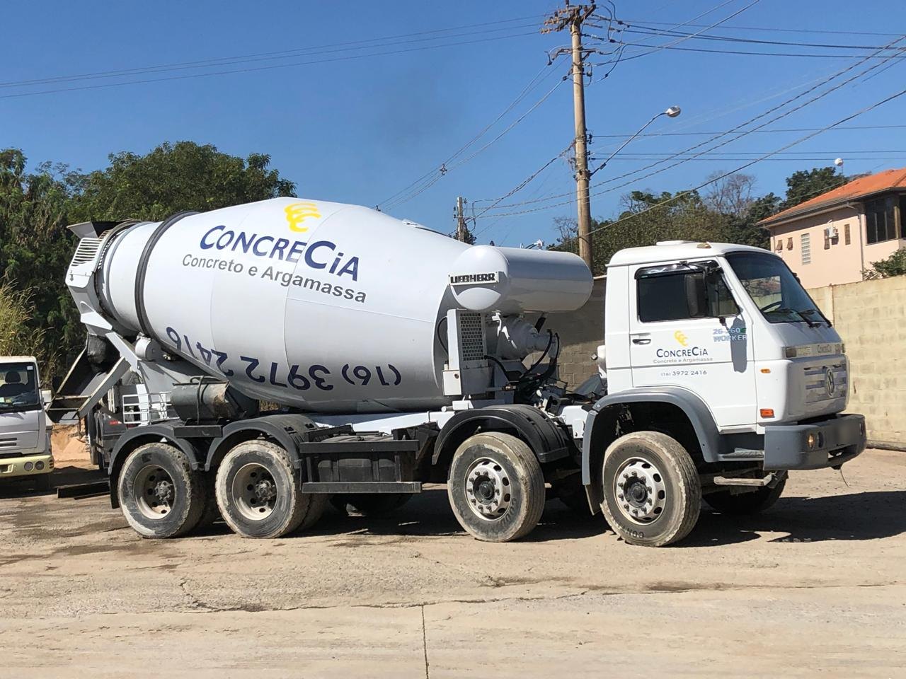 Caminhão betoneira CONCRECIA em Ribeirão Preto